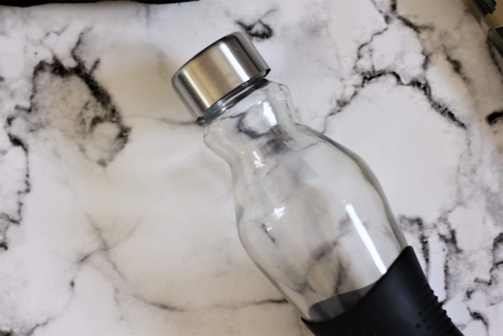 Glass water bottles for less waste in  2020