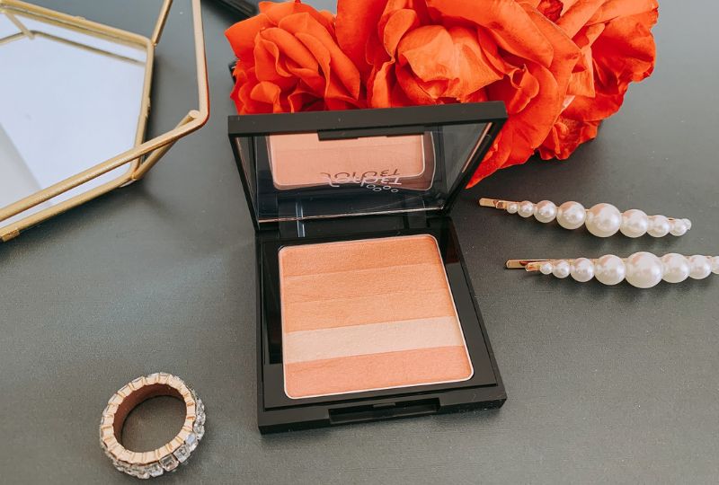 Sorbet Just Peachy Highlighter and Accessories