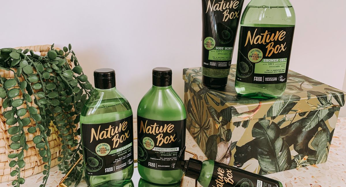 Nature Box avocado range display for product review