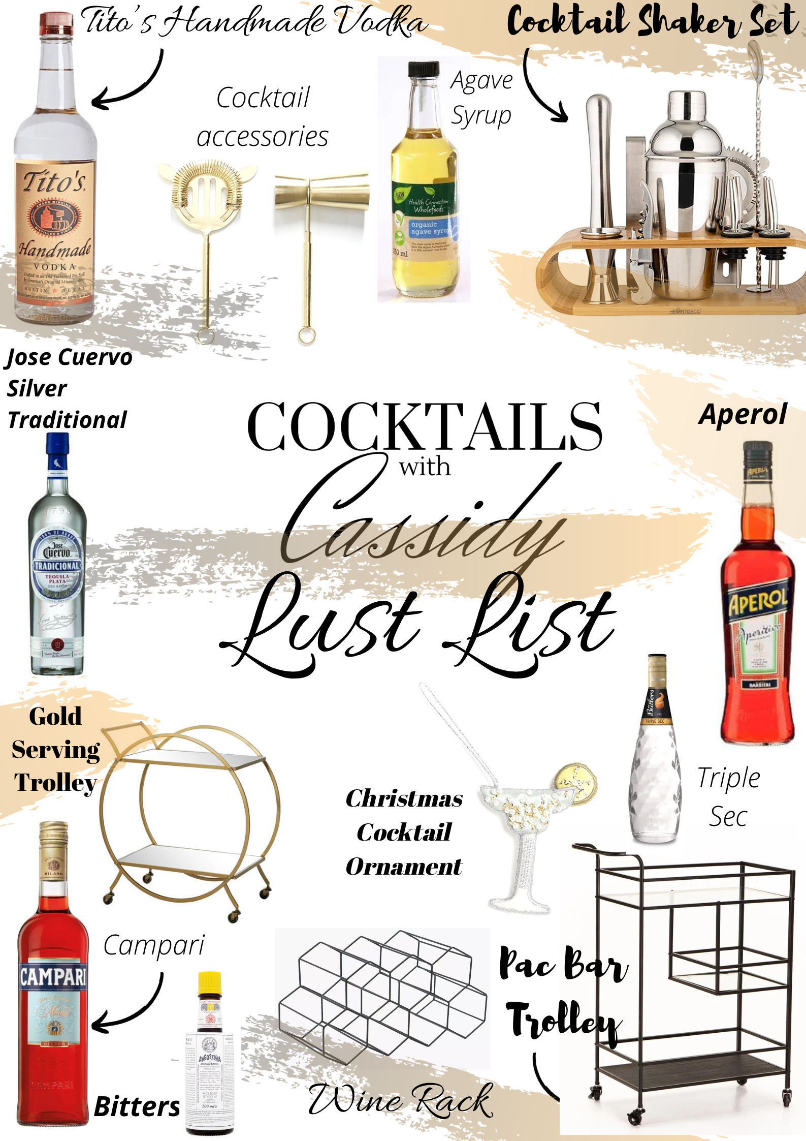 Cocktails With Cassidy Lust List