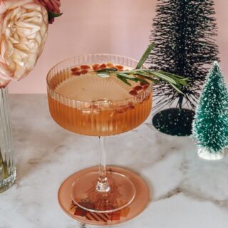 Poinsettia mimosas recipe